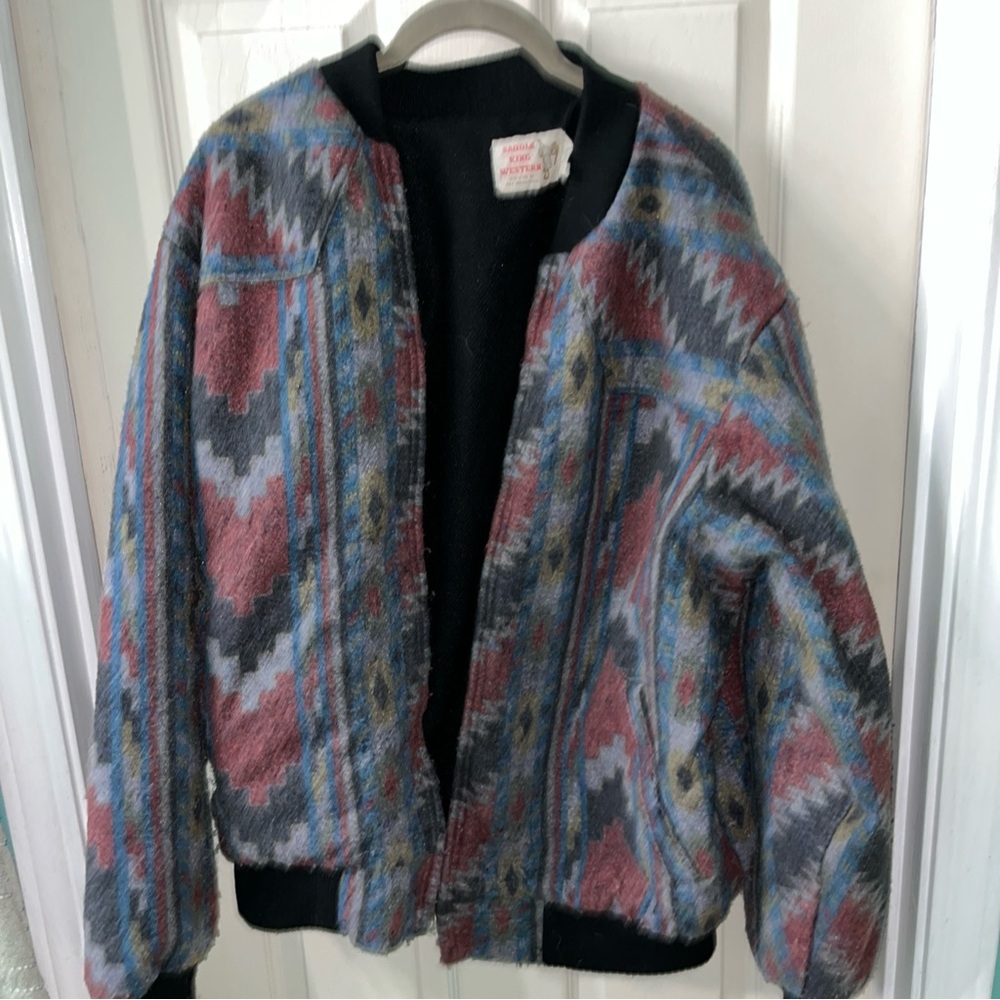 Men's Multicolor Patterned Jacket - image 1